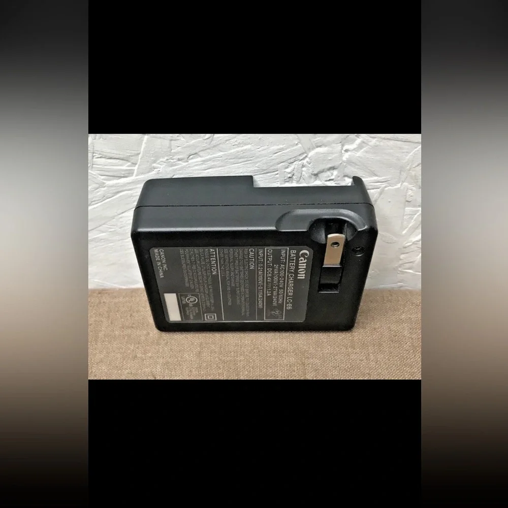 Genuine OEM Canon LC-E6 Battery Charger Tested & Working